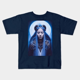 Tiefling Cleric of Selûne Kids T-Shirt